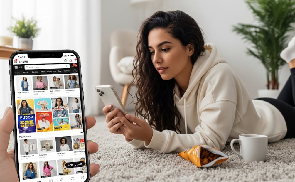 Nuevo impuesto encarece compras en Shein, Temu y Shopee (Foto Creada con IA)