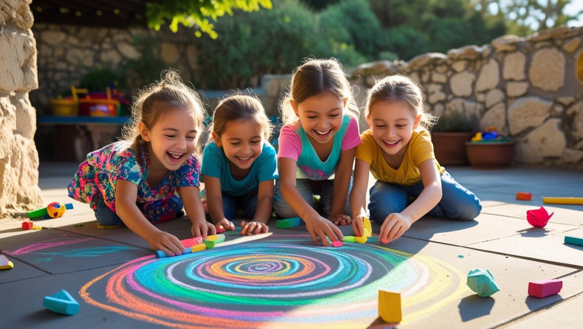 Profeco enseña a las familias a fabricar gises de colores caseros (Foto: IA)