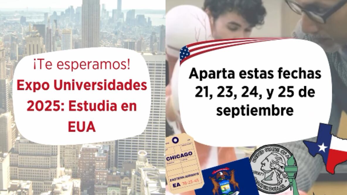Si estás pensando en estudiar en Estados Unidos, la Expo Universidades 2025 de EducationUSA será tu gran oportunidad (Foto: Captura de pantalla- Instagram @usembassymex)