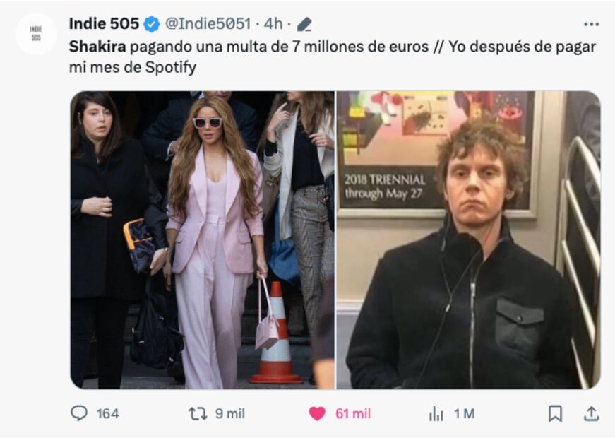 Memes de Shakira en redes sociales