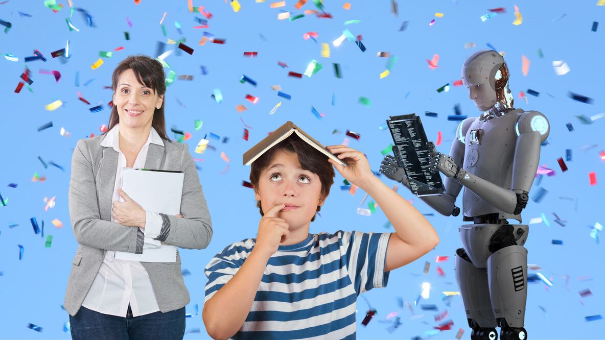 Frases creadas con IA para el dia del maestro (Foto: Canva)