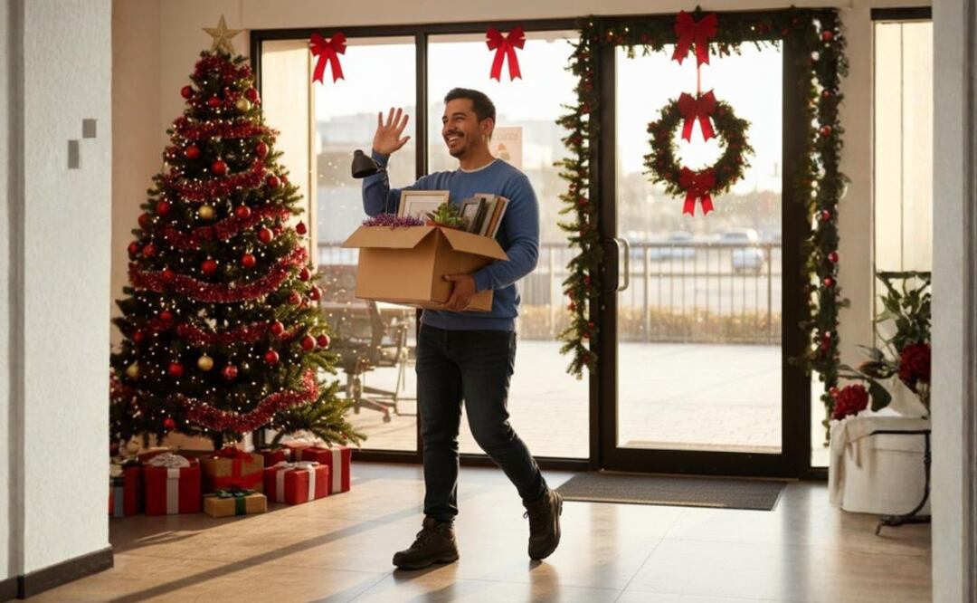 ¿Renunciaste antes de diciembre? Conoce si tu empresa debe pagarte aguinaldo según la LFT 2025. . (Foto: Creada con IA)