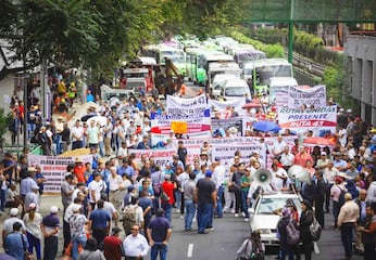 Mega Bloqueo de Transportistas CDMX 29 de octubre, lleva más dinero antes de salir de casa y recorrer estos puntos