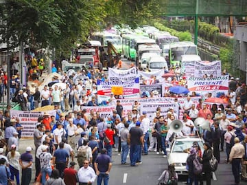 Mega Bloqueo de Transportistas CDMX 29 de octubre, lleva más dinero antes de salir de casa y recorrer estos puntos