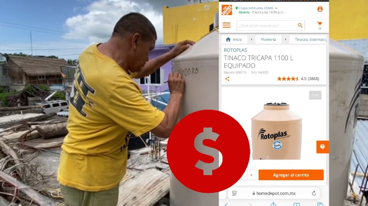 ¿Qué precio tiene el Rotoplas de 1100 litros? (Foto: Redes sociales)