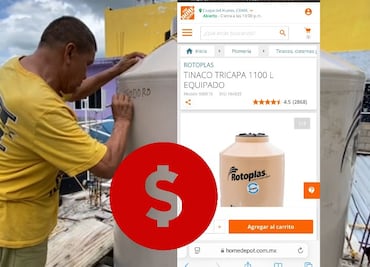 Precio del Rotoplas: Ponen nombres a tinacos en Quintana Roo por si se vuelan con Huracán Beryl