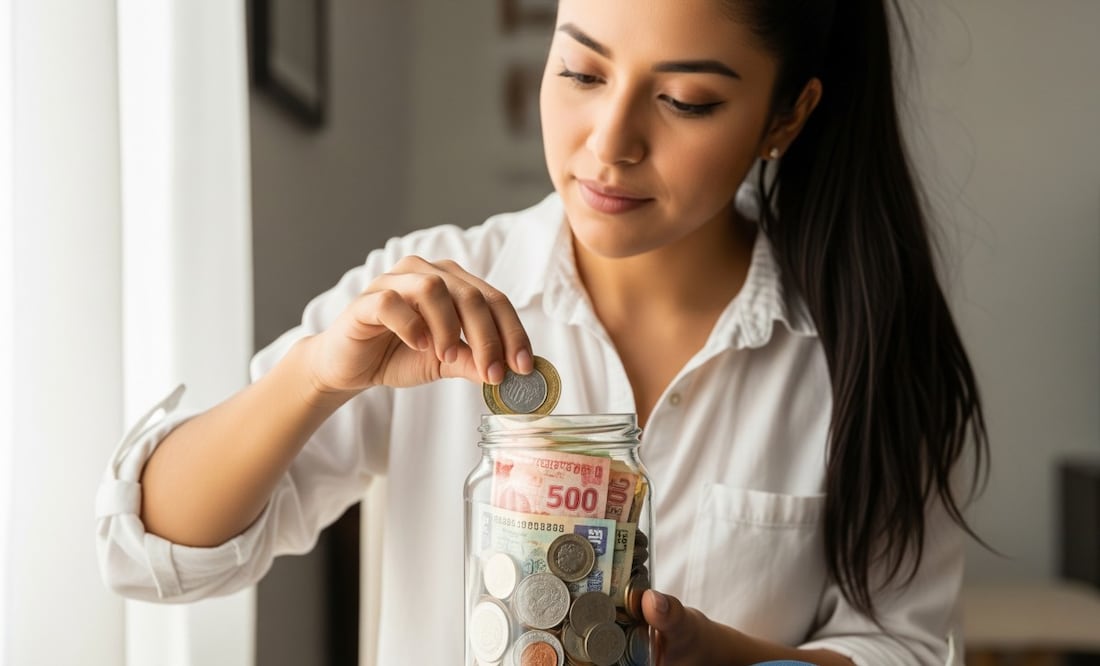 Aprende a ahorrar sin sufrir con el método gradual. (Foto: Creada con IA)