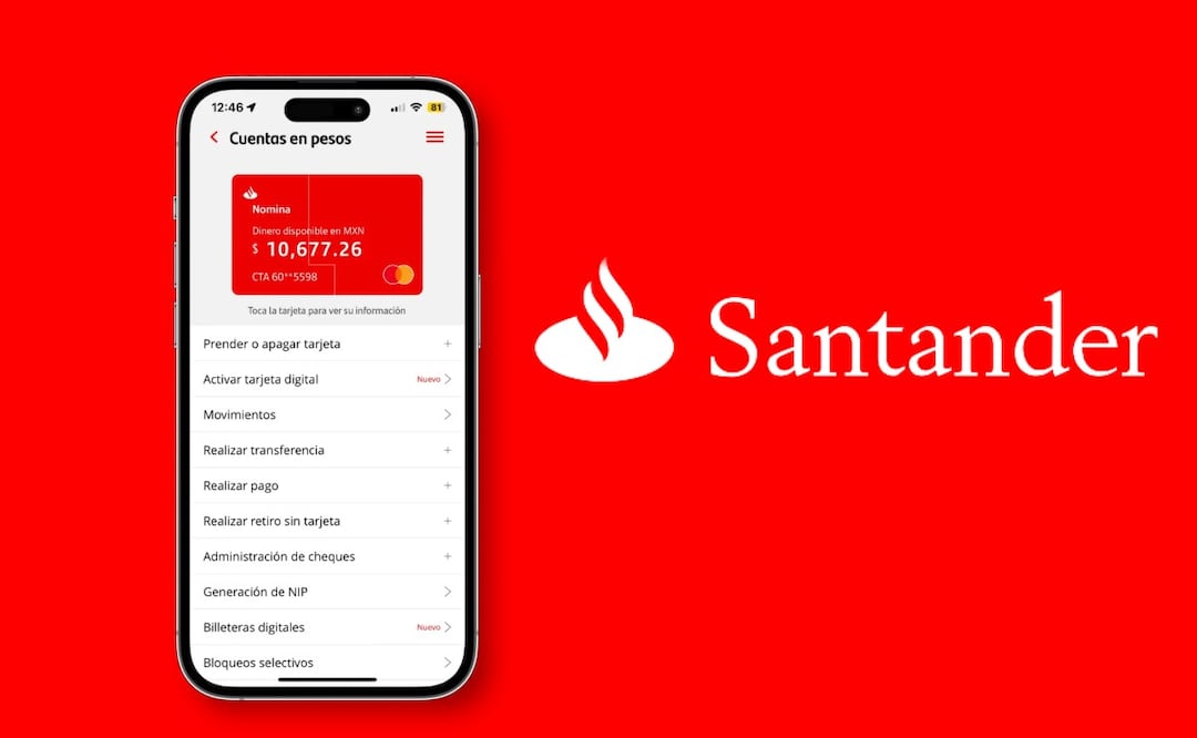 CNBV: última oportunidad para elegir tu límite de transferencias en Santander antes del primero de octubre. (Foto: DeDinero)
