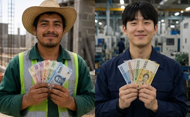México vs Corea: ¿Qué trabajadores ganan más en 2026? Comparativa salarial reveladora