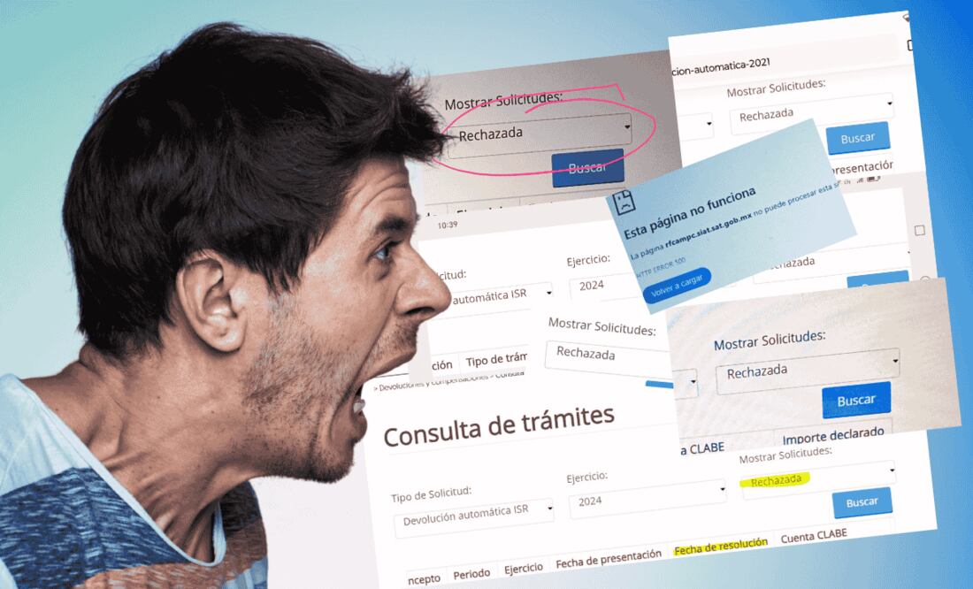 ¿Qué hacer si mi devolución del SAT fue rechazada? (Foto: DeDinero)