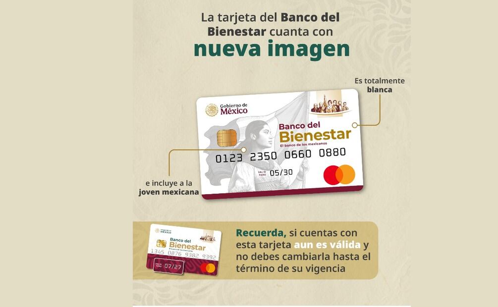Tarjetas del Banco del Bienestar. (Foto: X del Banco del Bienestar)