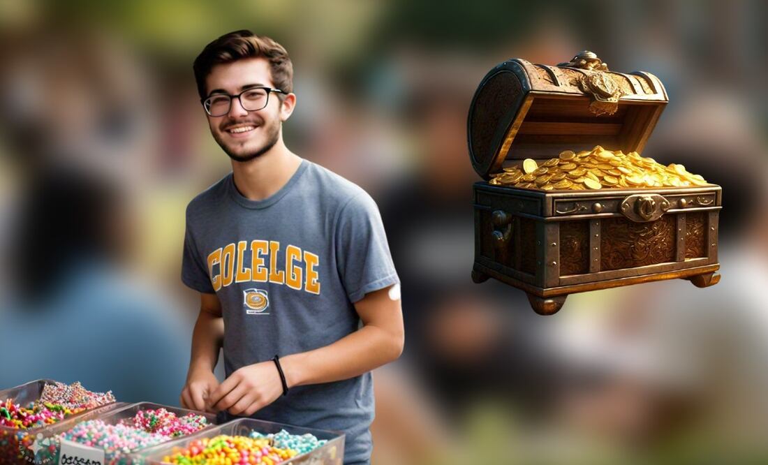 Conoce la historia de estos tres emprendedores, que generan ingresos en sus universidades. (Foto: Creada con IA)