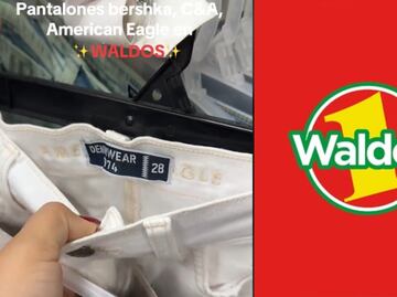 Waldos vende jeans de marca como Calvin Klein y Bershka por menos de 100 pesos
