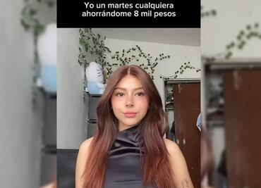 Mujer se ahorra 8 mil pesos en salón de belleza: Así logró un cambio de look en casa