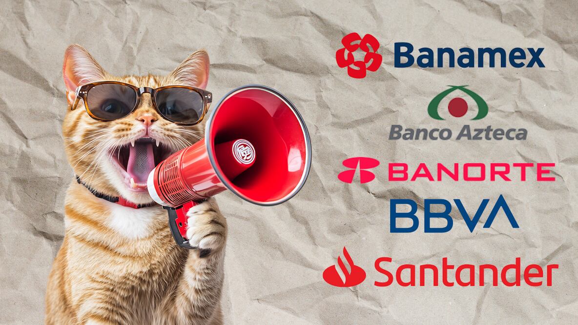 BBVA, Banco Azteca y Citibanamex concentran la mayoría de quejas ante la Condusef durante el primer trimestre de 2025 (Foto: Canva)