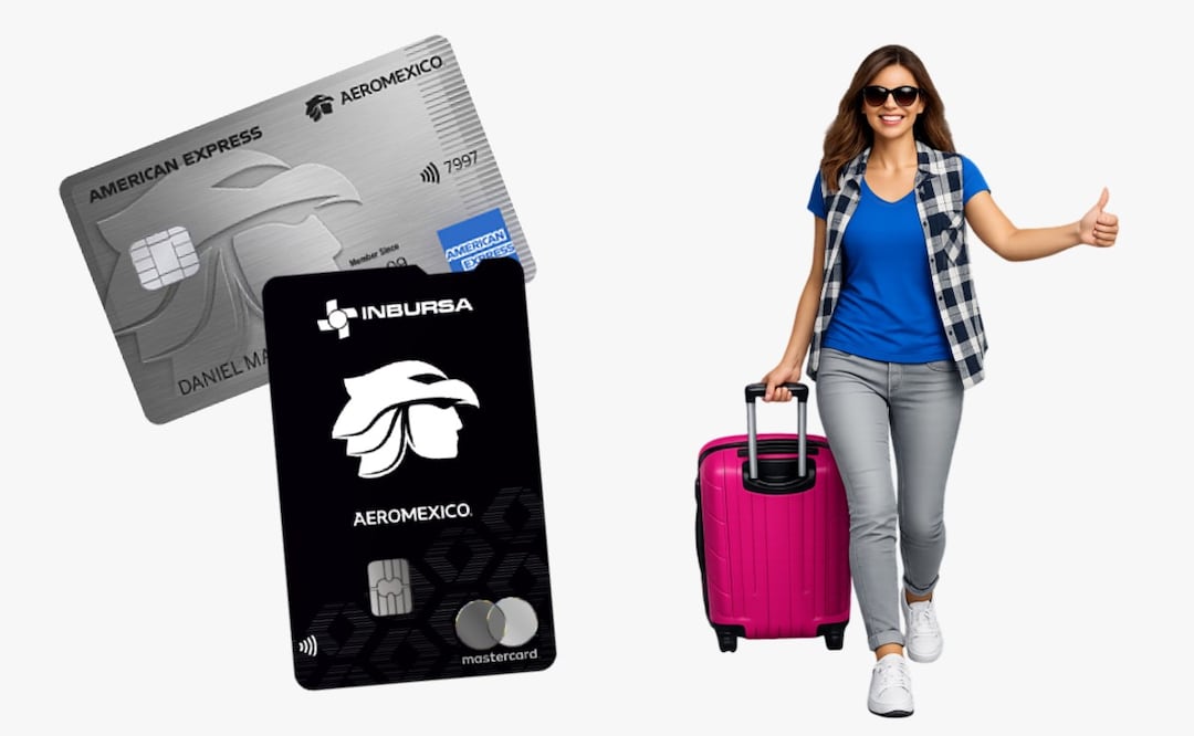 Inbursa o American Express: la tarjeta Aeroméxico que sorprende con más beneficios para viajar mejor. (Foto: Captura de pantalla /creada con IA)