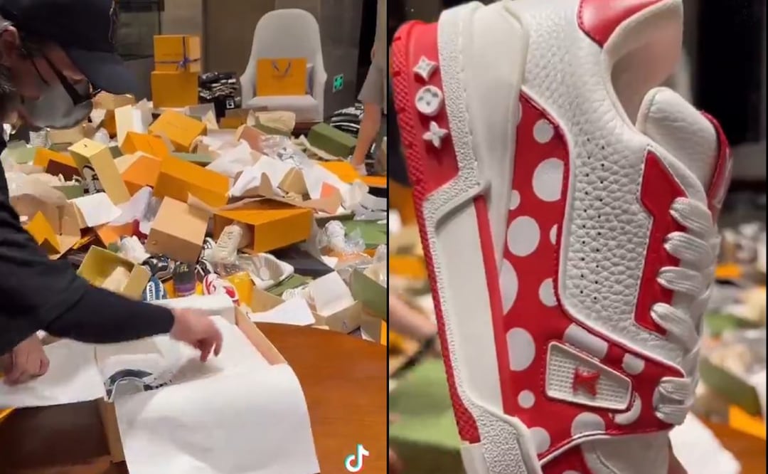 Algunos comerciantes mencionan que la mayoría de los tenis se hacen en China (Foto: Captura de pantalla)