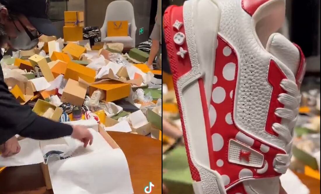 Algunos comerciantes mencionan que la mayoría de los tenis se hacen en China (Foto: Captura de pantalla)