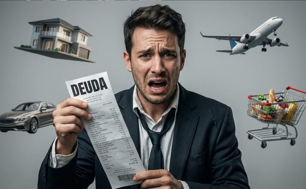 ¿Ya no puedes pagar tus deudas? Condusef revela las 8 señales de alerta y cómo salir del bache. (Foto: Creada con IA)