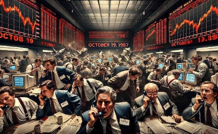 ¿Qué pasó el Lunes Negro de 1987? Terror financiero se repite en todo el mundo hoy 5 de agosto 2024