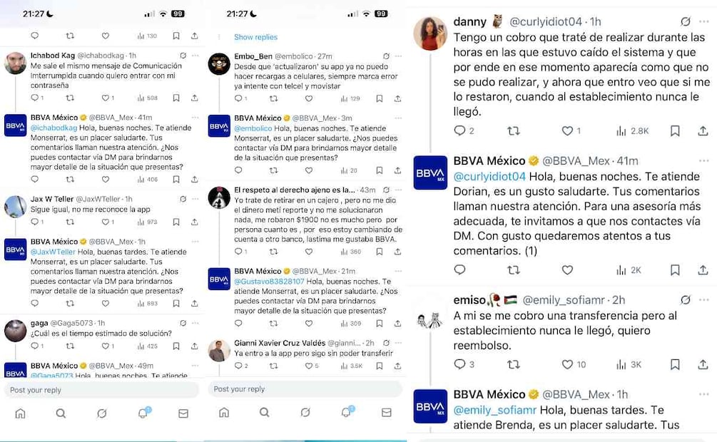 ¿Por qué no puedo acceder a BBVA? (Foto: X)