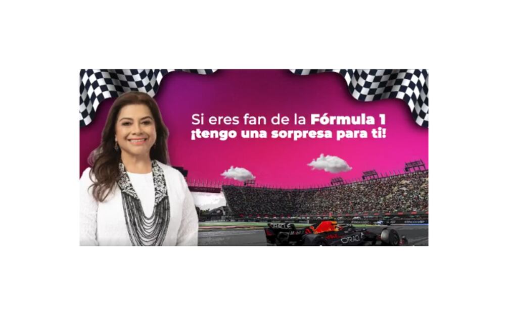 Clara Brugada regala boletos en Facebook para la F1 en CDMX. (Foto: Captura de pantalla)