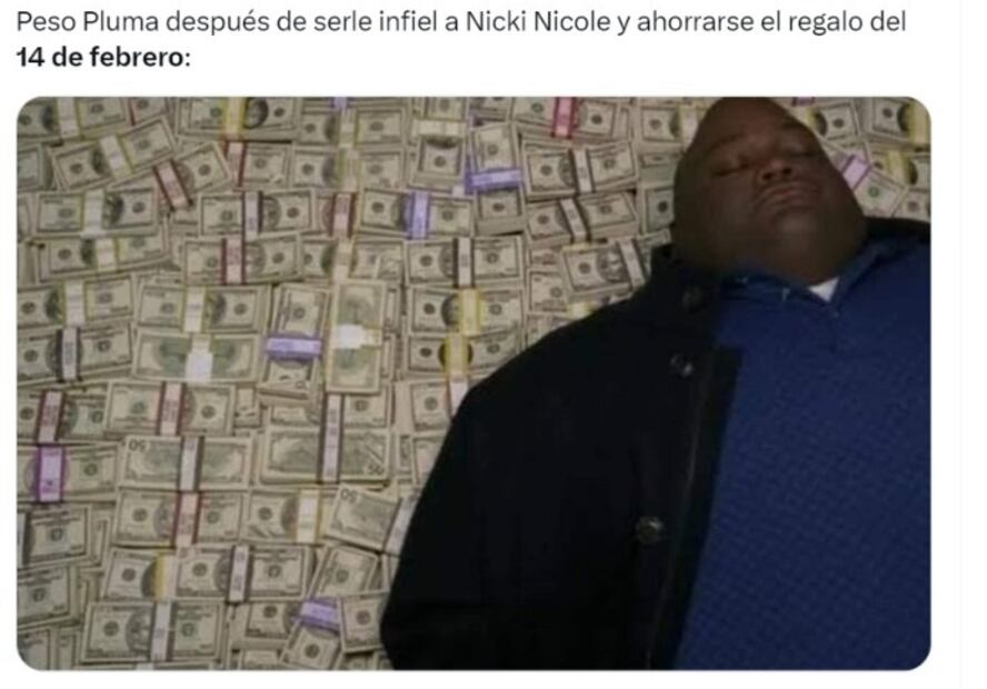 Nicki Nicole comentó en redes que se enteró de la infidelidad por el video en redes. (Foto: Redes sociales)