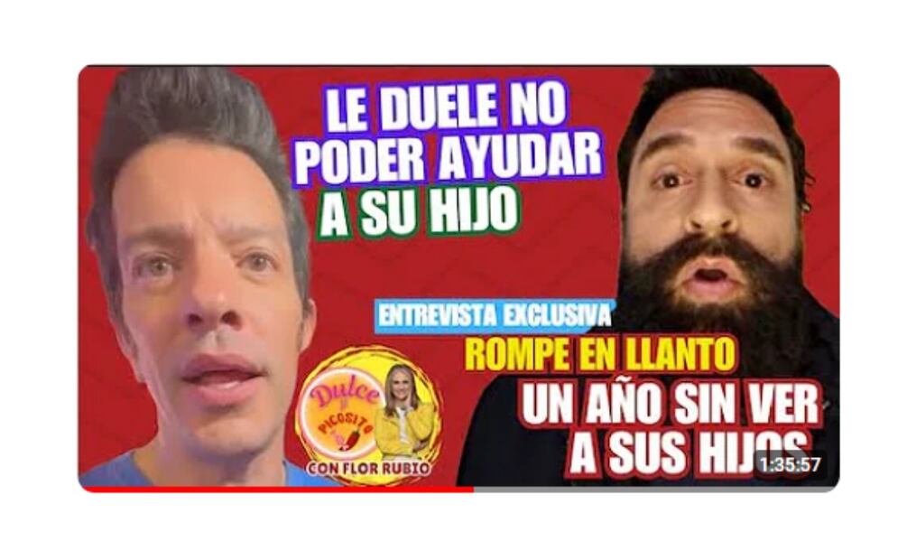 Entrevista de Reynaldo Rossano, “Papirrín”. (Foto: Captura de pantalla)