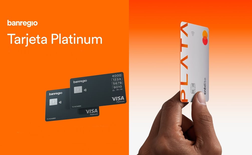 ¿Plata Card o Banregio? Cuál te da más beneficios y quién cobra más intereses. (Foto: redes sociales, Banregio y plata)