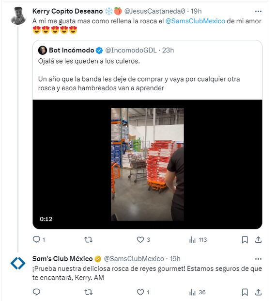 Video viral: El caso de la Rosca de Reyes en Costco. (Foto: Redes sociales)