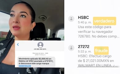 Cargo en HSBC aparece por SMS y miles caen en duda: así detectas si es fraude o un cobro real