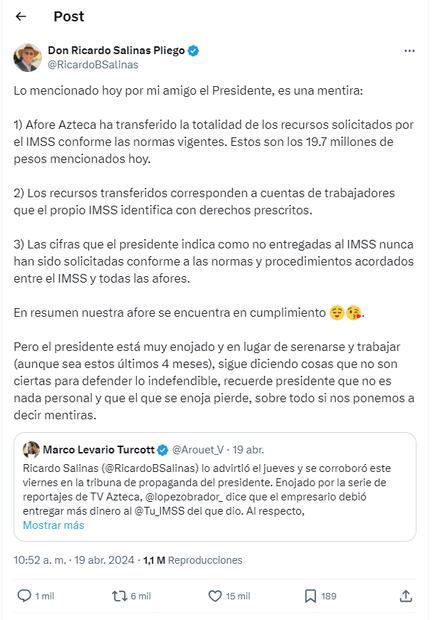 Salinas Pliego y AMLO dan mensaje sobre las Afores. (Foto: DeDinero y redes sociales)