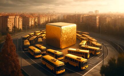 ¿Dónde cabe todo el oro del mundo? Su asombroso volumen con autobuses escolares como ejemplo