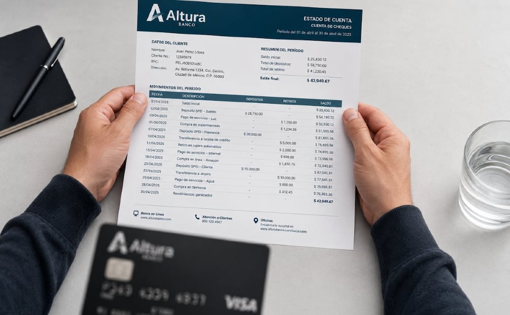 Tarjeta de crédito: Cómo leer tu estado de cuenta para dejar de regalar dinero en intereses. (Foto: Creada con IA)