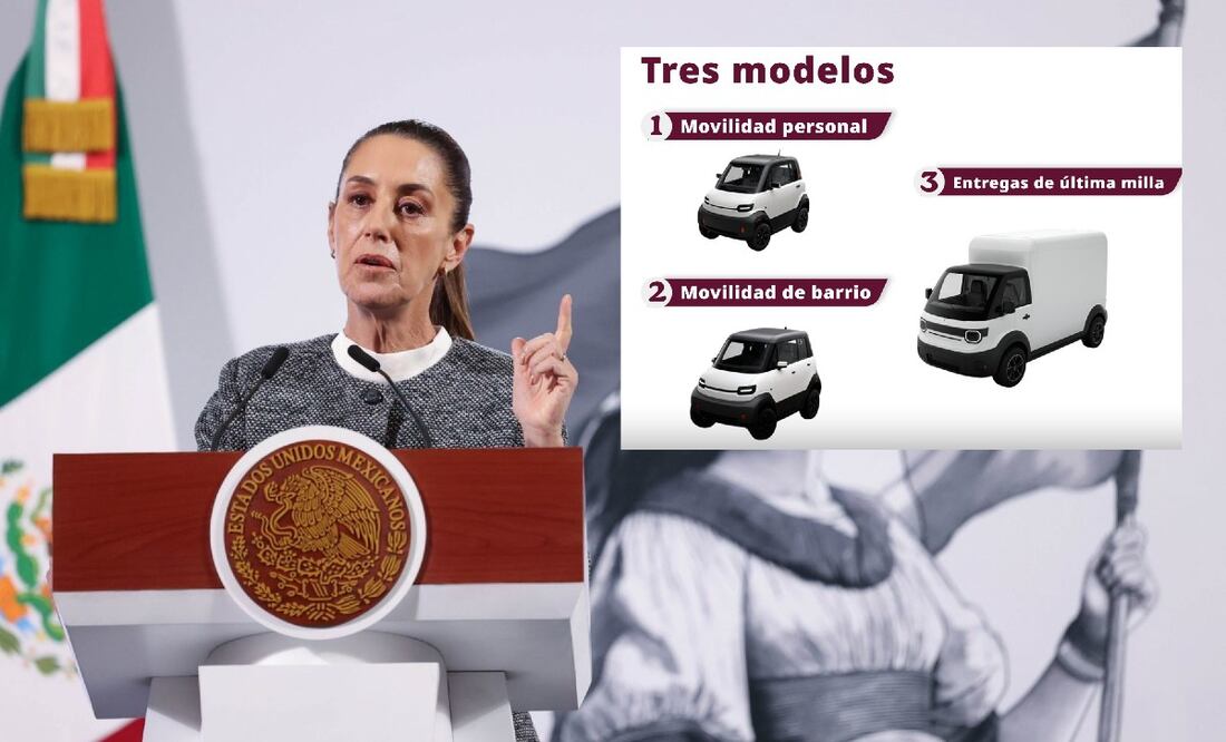 Todo lo que sabemos del auto eléctrico anunciado por Sheinbaum. (Foto: Cuartoscuro)