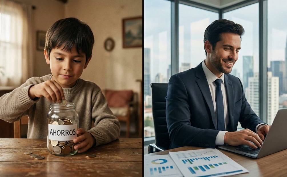 Adiós al tarjetazo: Enséñales a tus hijos el valor del dinero con esta guía de la Condusef. (Foto: Creada con IA)