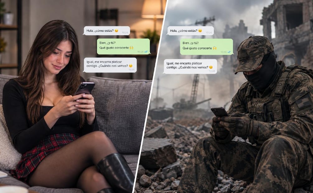 Cuidado con la estafa del soldado: así te engañan para quitarte hasta $100,000 pesos en México. (Foto: Creada con IA)
