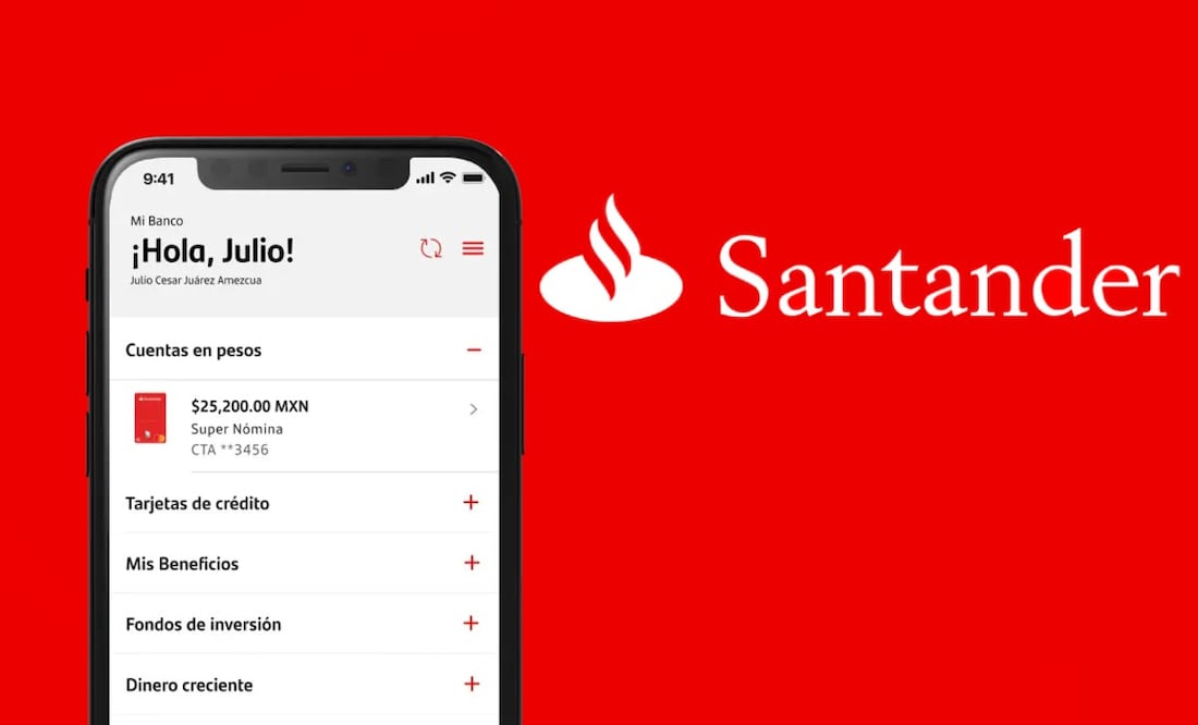 Olvidé mi contraseña Santander: pasos simples para restablecer tu acceso seguro a la app bancaria. (Foto: DeDinero)