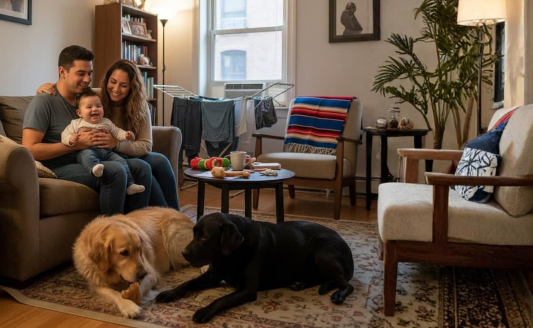 Nueva ley en CDMX: propietarios no podrán negar renta a familias con niños o con mascotas. (Foto: Creada con IA)