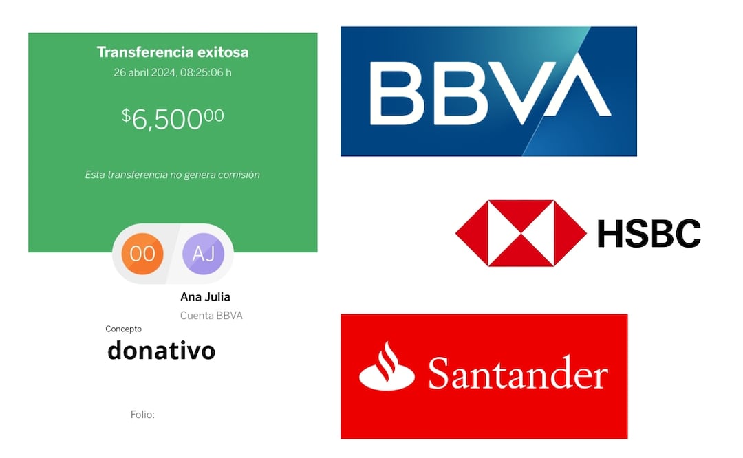 ¿Qué pasa si pongo donativo en transferencia bancaria? (Foto: Redes sociales)