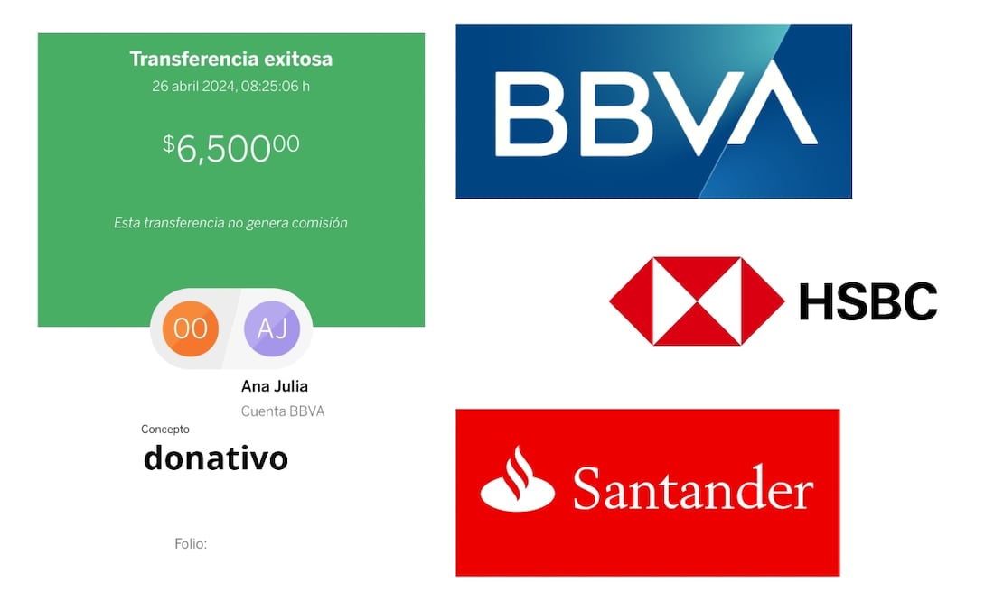 ¿Qué pasa si pongo donativo en transferencia bancaria? (Foto: Redes sociales)