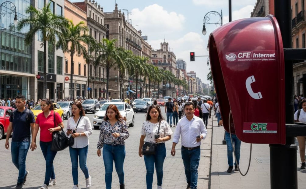 CFE instala cabinas gratuitas: cómo encontrarlas y quién las solicita. (Foto: Creada con iA)