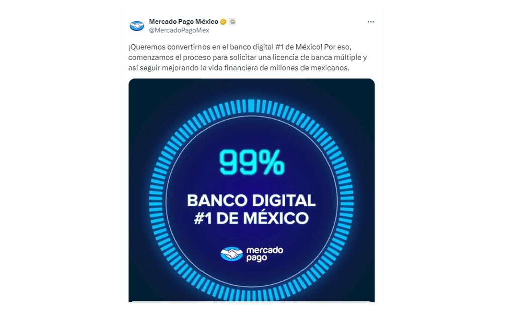 Anuncio en redes sociales de Mercado Pago. (Foto: Captura de Pantalla)