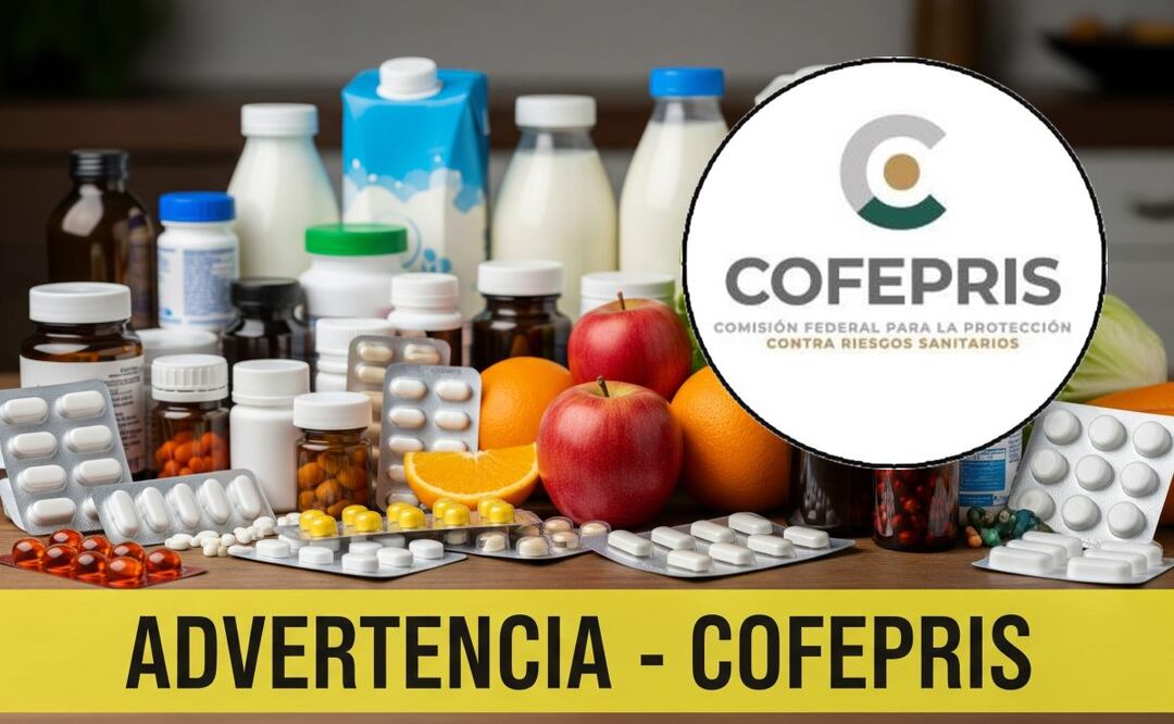 Productos retirados del mercado por alerta de Cofepris. (Foto: Creada con IA)