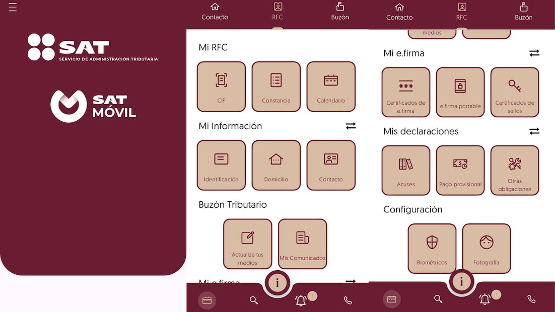 El SAT se pone más digital para facilitar la vida al contribuyente (Foto: Captura de pantalla-AppSAT)
