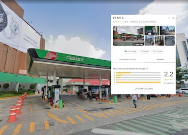 La gasolinera de Pemex en Reforma CDMX con más quejas por robo, según Google Reviews