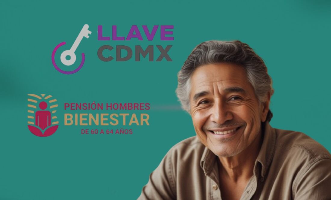 Así puede obtener tu Llave CDMX para inscribirse en la Pensión Hombres Bienestar. (Foto: Creada con IA)