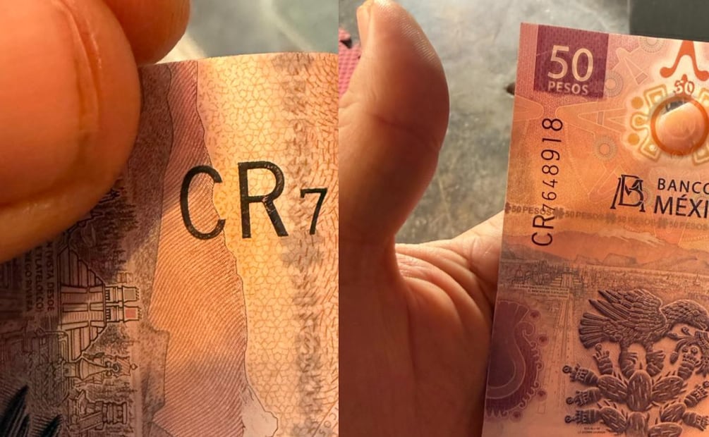Billete de 50 pesos con “CR7” se vuelve viral: esto vale en realidad y lo que revela Banxico. (Foto: Captura de pantalla)
