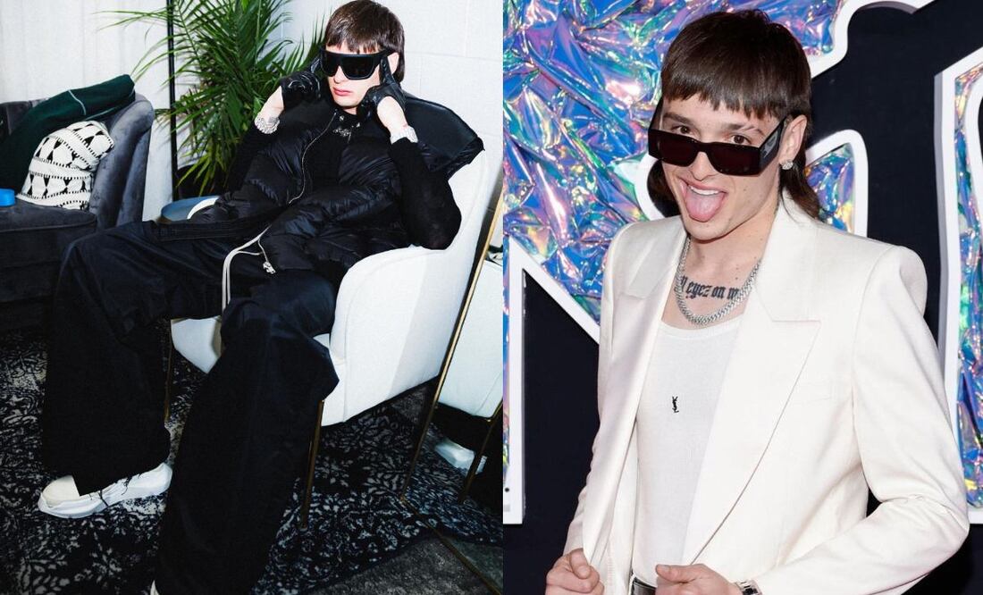 Vestir como Peso Pluma es algo que muchos jóvenes buscan hacer, pero hay varios puntos a considerar. (Foto: Instagram)