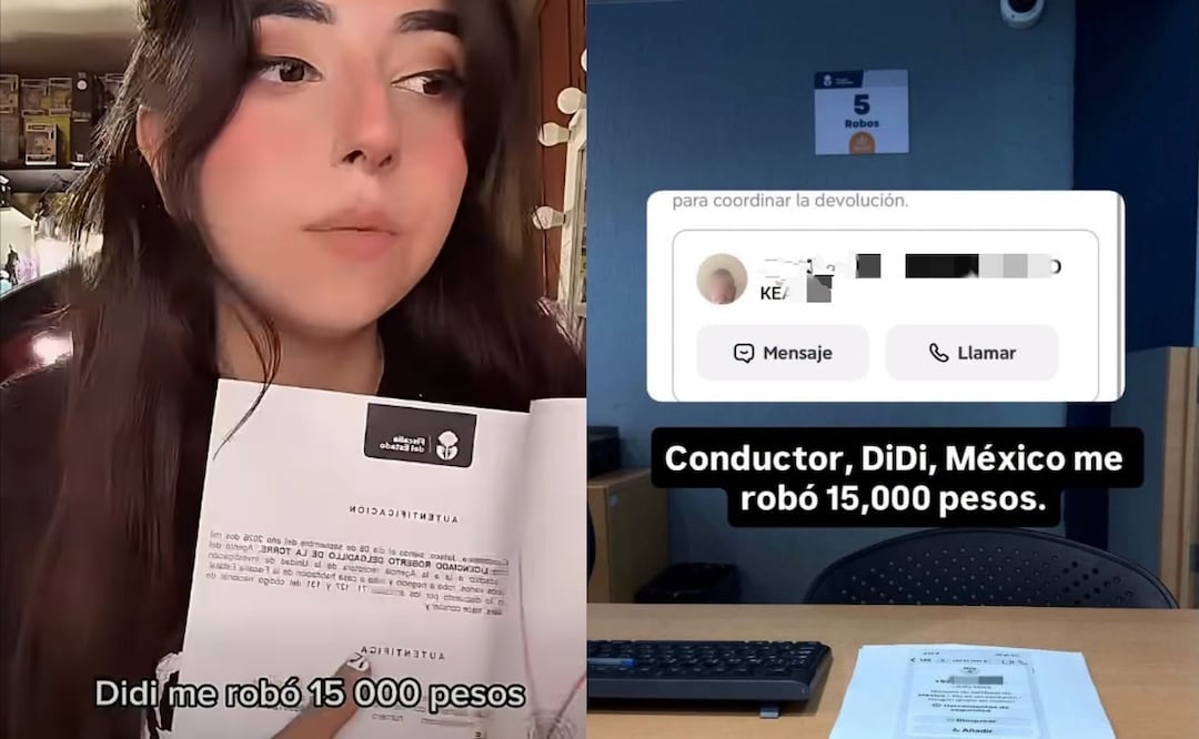 Pasajera pierde 15 mil pesos en DiDi tras engaño de conductor: descubre cómo reportar un robo. (Foto: Captura de pantalla)